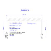 BACHMANN Câble spiralé H05VV-F 3G1,5mm² L:1,0m blanc ISV/CEE7/7