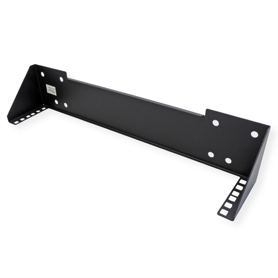 Support 19" mural / sous le bureau, 2 UH, noir