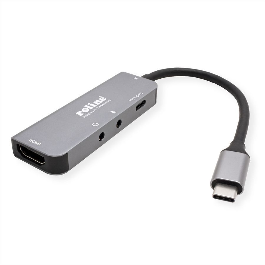 ROLINE Station d'accueil USB type C, HDMI 4K