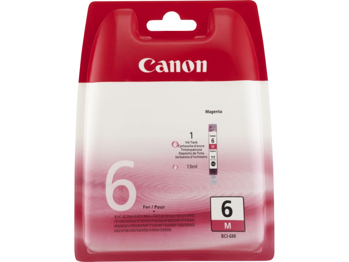 Canon Cartouche d'encre magenta BCI-6M