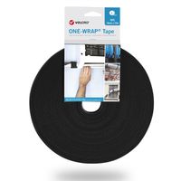 VELCRO® One Wrap® Bande 50 mm, ignifugé, noir, 25 m
