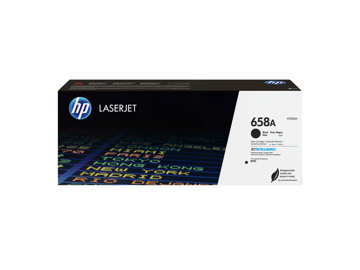 HP Toner noir LaserJet 658A authentique