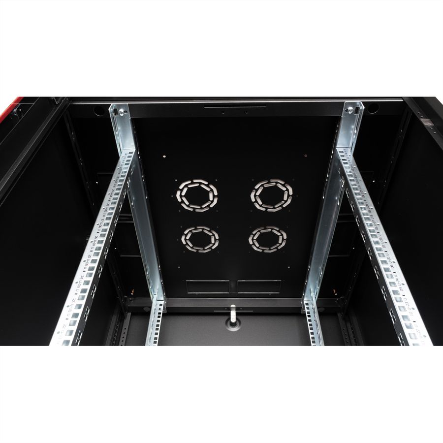 ROLINE 19" Baie réseau Basic 32U, 600x600 LxP Porte verre noir