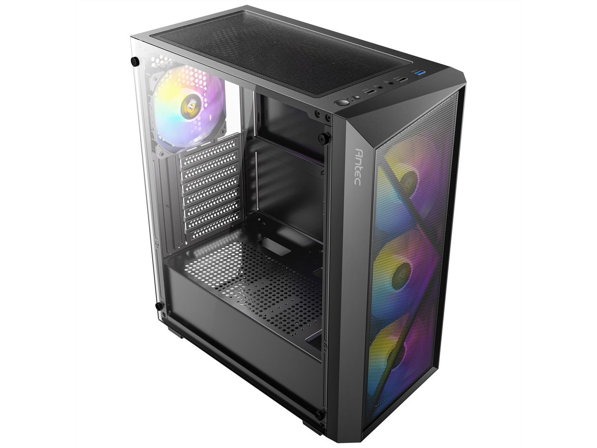 ANTEC AX67 ARGB Boîtier PC Midi Tower Gaming ATX, noir
