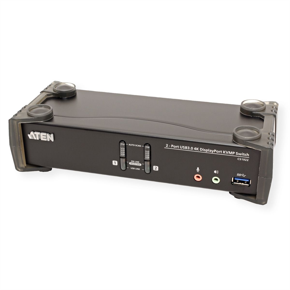 ATEN CS1922 Commutateur KVMP DisplayPort 4K 2 ports USB 3.0