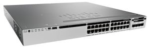 Cisco Catalyst WS-C3850-24T-L commutateur réseau Géré Noir, Gris