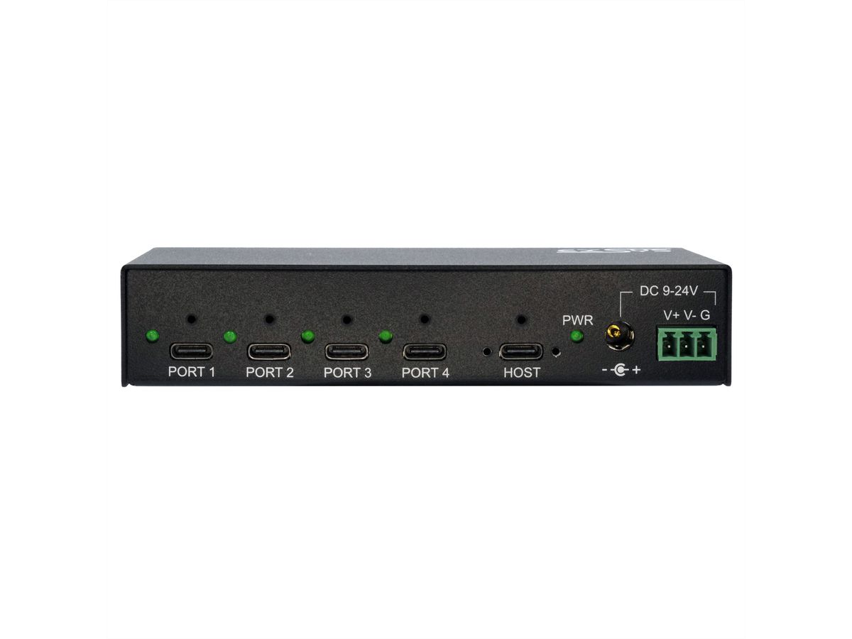 EXSYS EX-12294HMS Hub métal USB 3.2 Gen2, 4 ports, 4x C