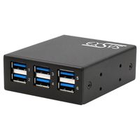 EXSYS EX-11246HMS Hub métallique USB 3.2 Gen 1 à 6 ports