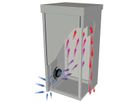 SCHROFF - Armoire modulaire pour l'extérieur avec porte double, ventilateur, 1330H 1300W 600D