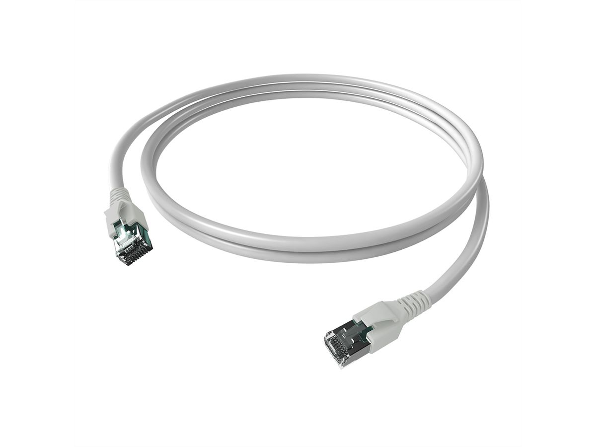 EasyLan FlexBoot Cordon Cat.6A, S/FTP, blanc, 1,5 m