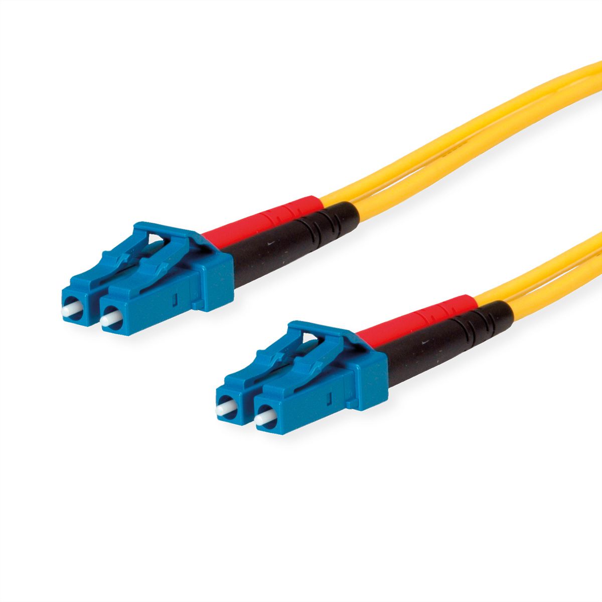 TELEGÄRTNER Cordon FO 2x E9/125 OS2, 1x LC Duplex - 1x LC Duplex, jaune, 10 m