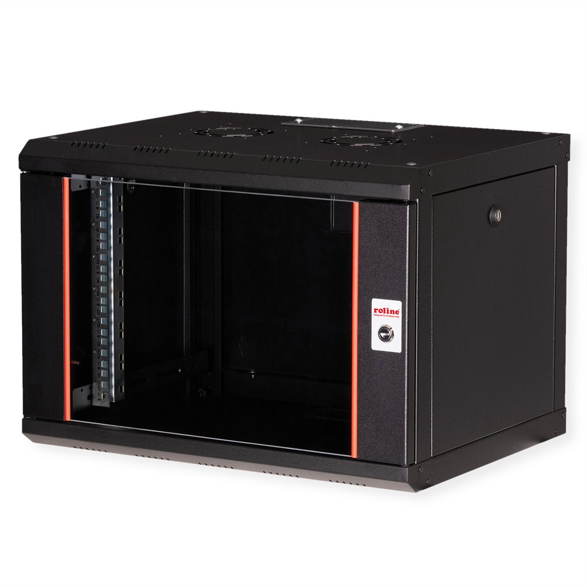 ROLINE 19" Boîtier mural Pro 7U, 600x450 LxP noir