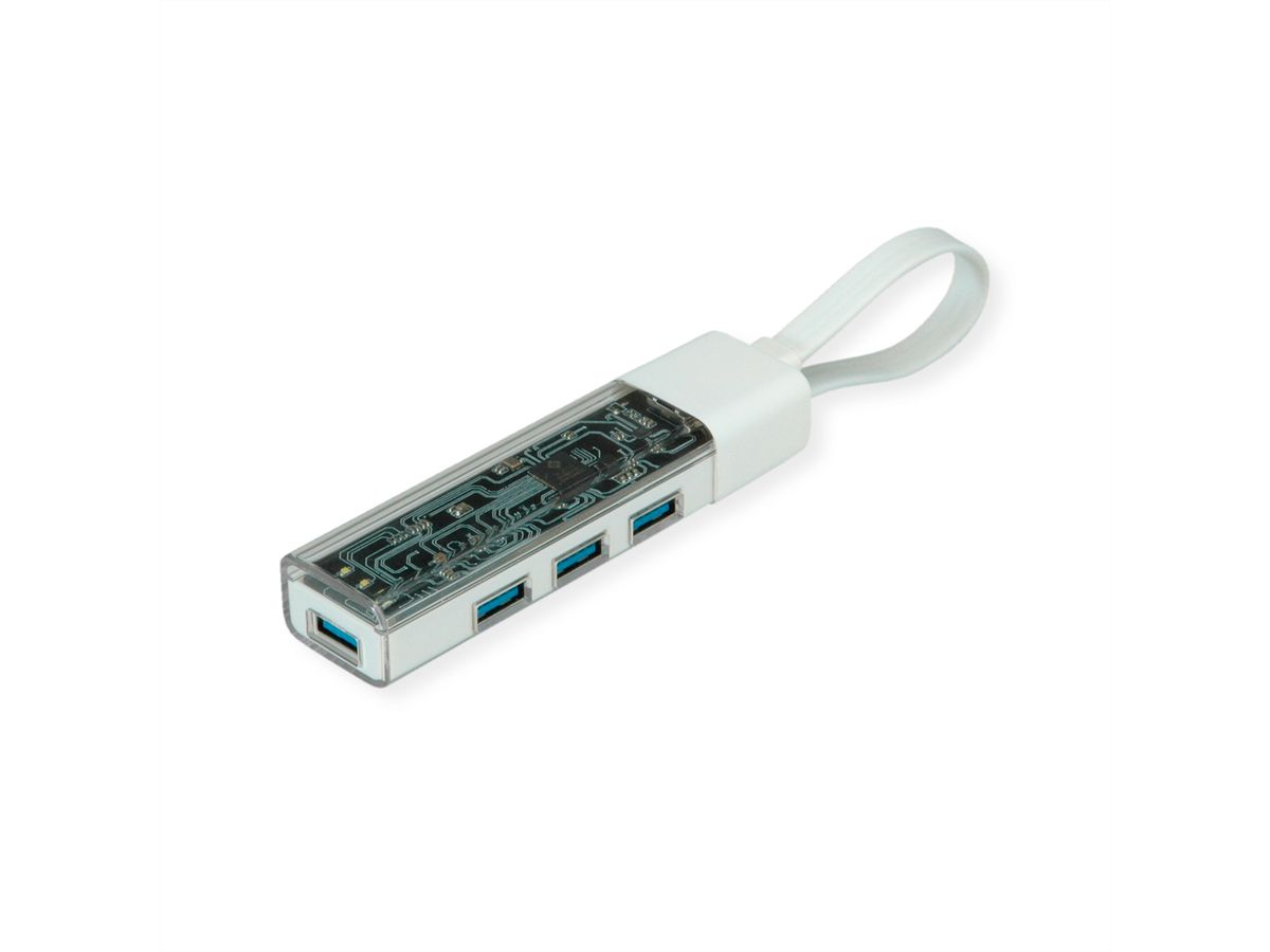 ROLINE Hub USB 3.2 Gen 1, 4 ports, type A+C