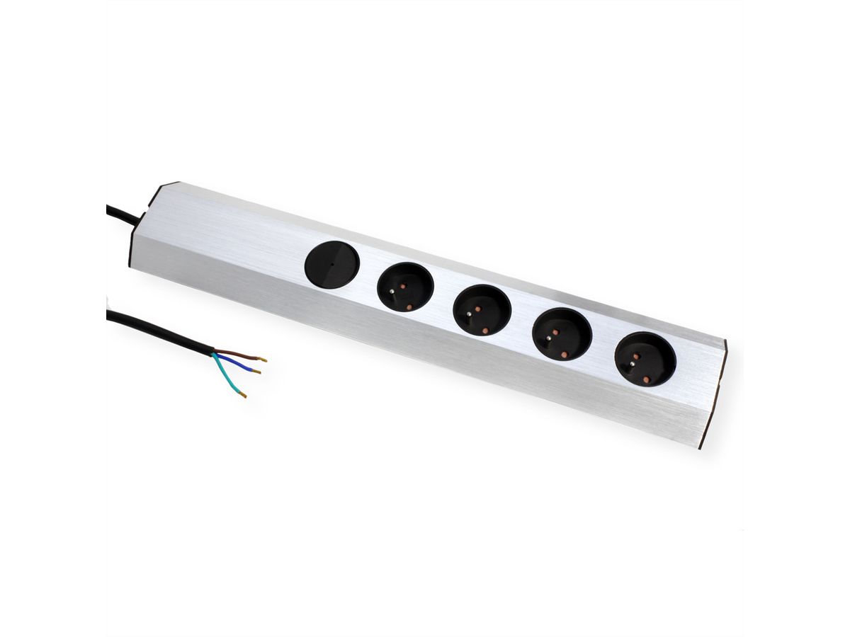 BACHMANN CASIA 4xUTE 1xinterrupteur 2,0m CEE7/7