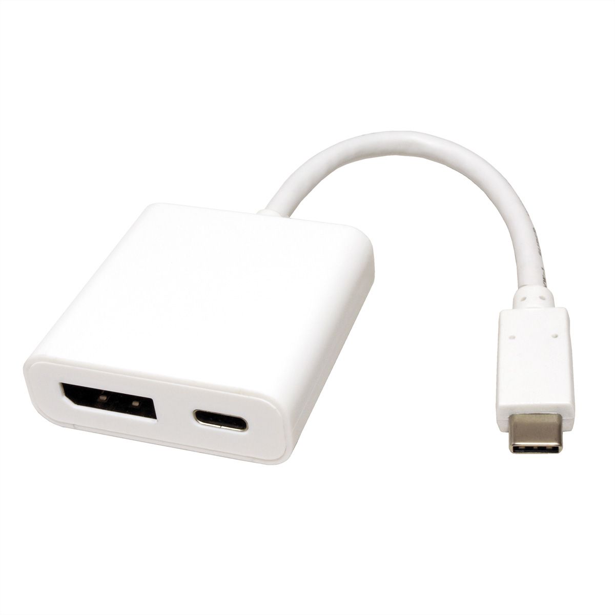 ROLINE Adaptateur Type C - DisplayPort,  + 1x type C PD, v1.2, M/F