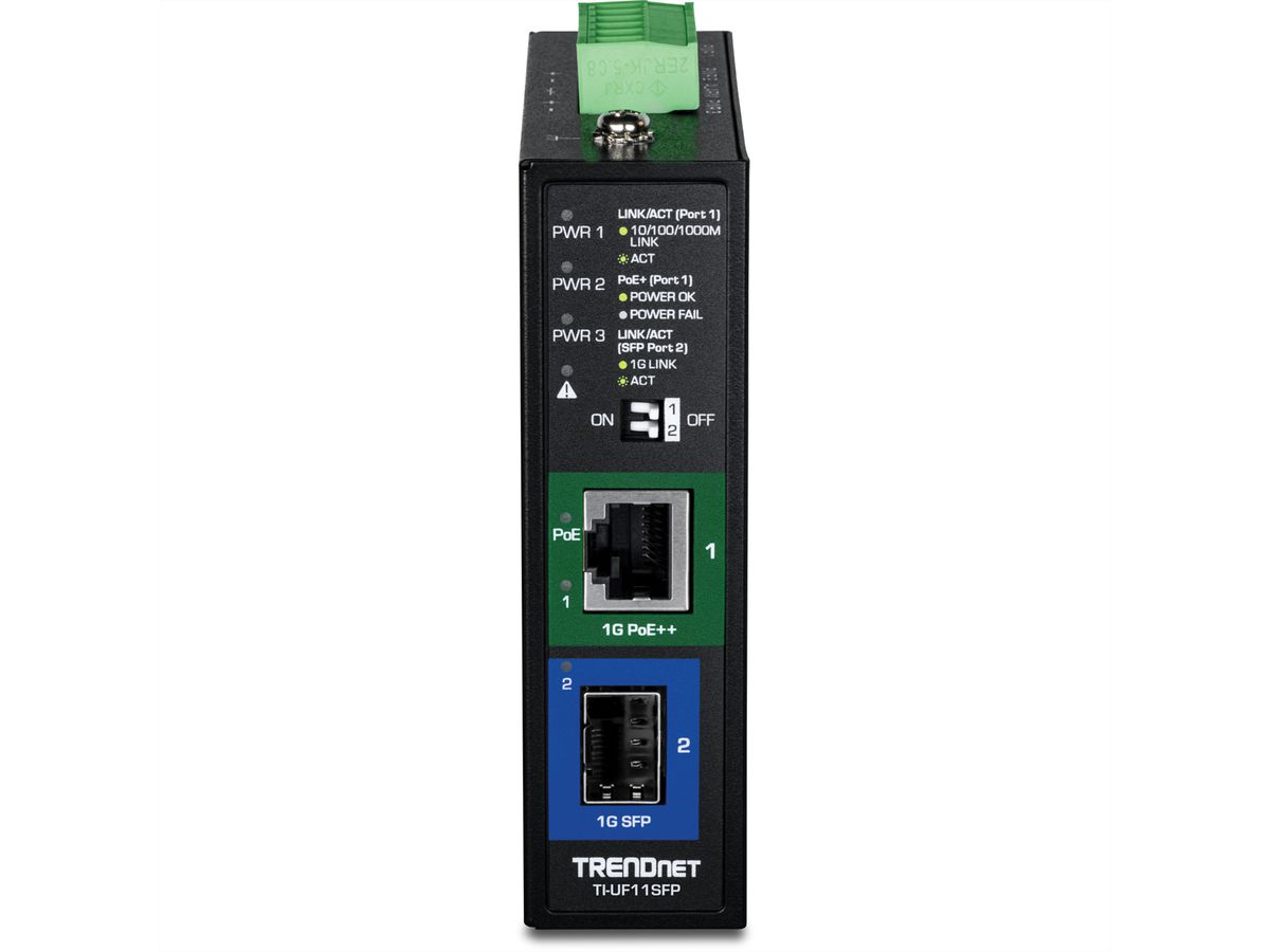 TRENDnet TI-UF11SFP Interne 1000Mbit/s Noir convertisseur de support réseau