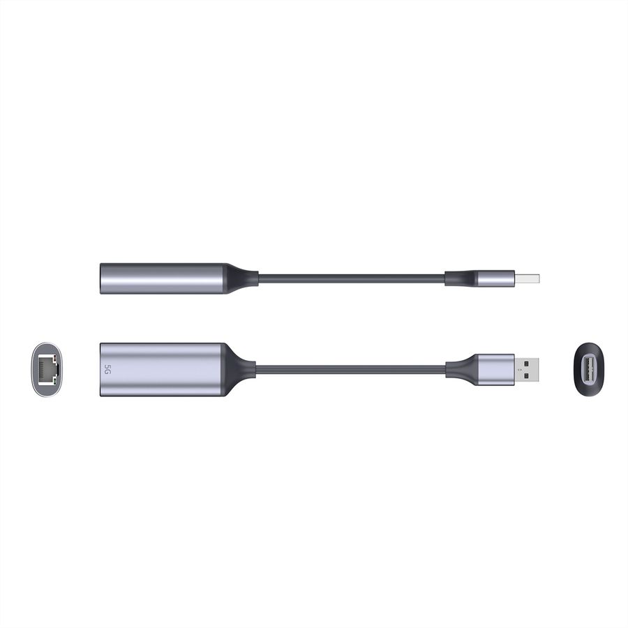 VALUE Convertisseur USB-A - 5 Gigabit Ethernet