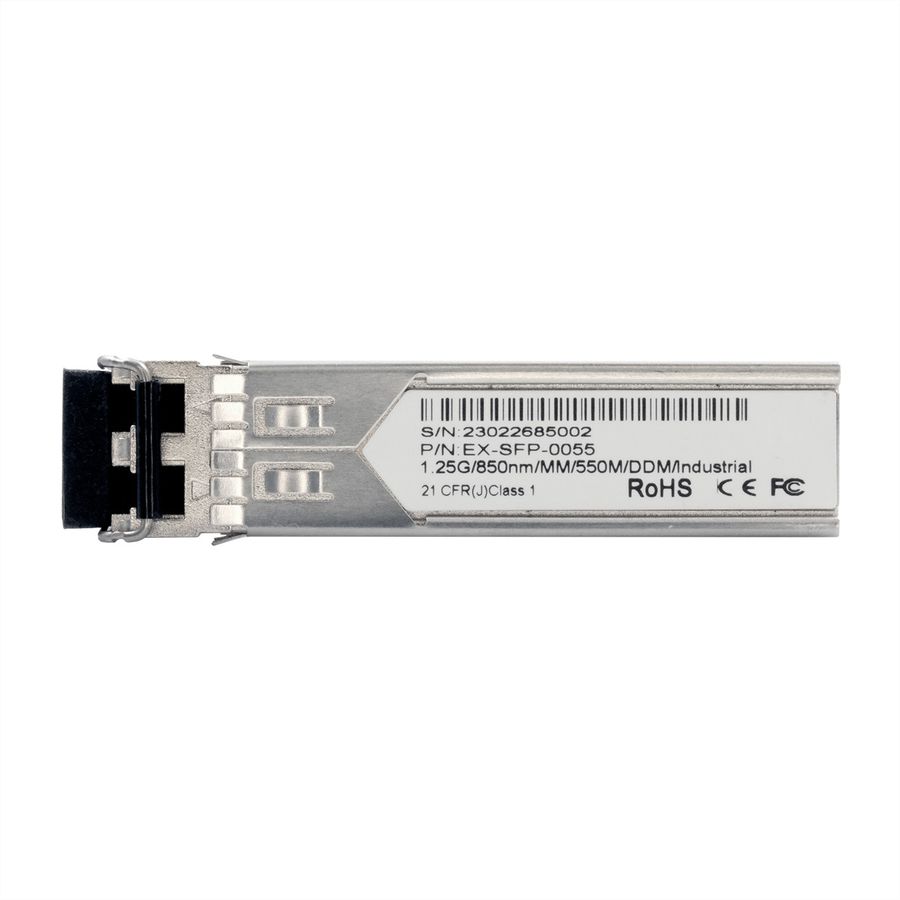 EXSYS EX-SFP-0055 SFP Transceiver, LC, Duplex, Multimode, 550m, -40°C à +85°C