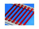 Guide-cartes SCHROFF, 4.4" type PCB, plastique, 160 mm, largeur de rainure 2 mm, rouge, 50 pièces
