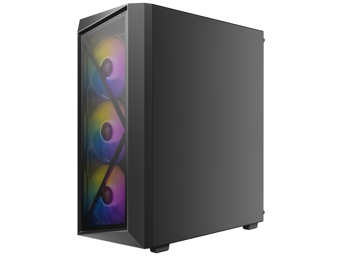 ANTEC AX67 ARGB Boîtier PC Midi Tower Gaming ATX, noir