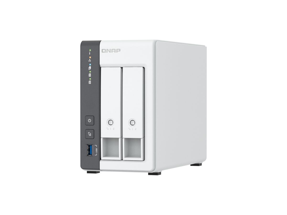QNAP TS-216G serveur de stockage NAS Tower Cortex-A Cortex-A55 4 Go HDD Blanc