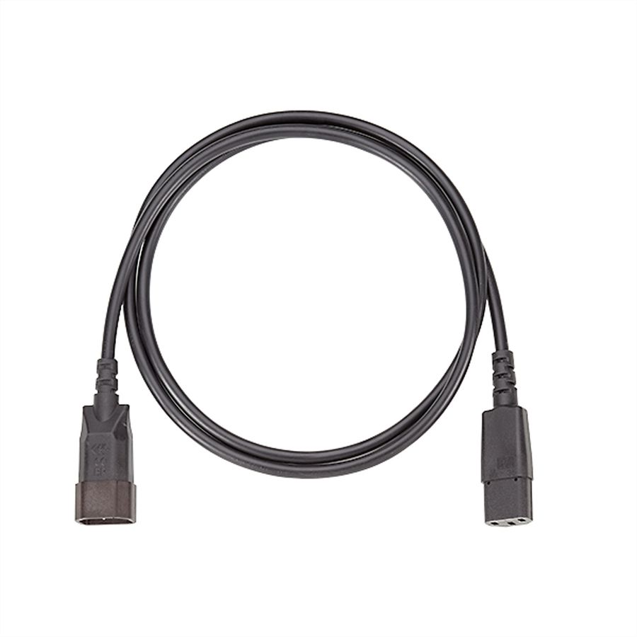 BACHMANN Câble prolongateur H05VV-F 3G1,0mm² , L: 1,5m noir C13/C14