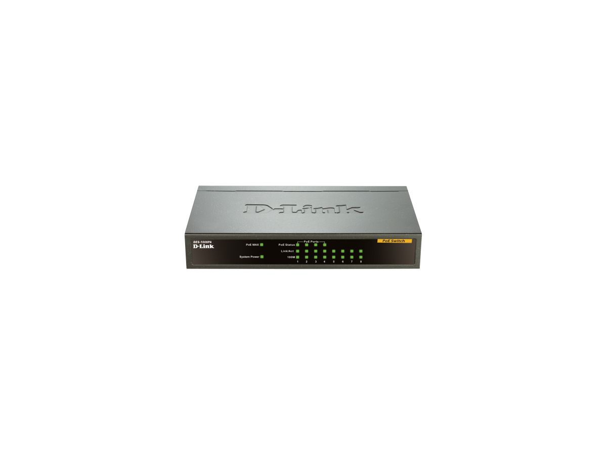 D-Link DES-1008PA commutateur réseau