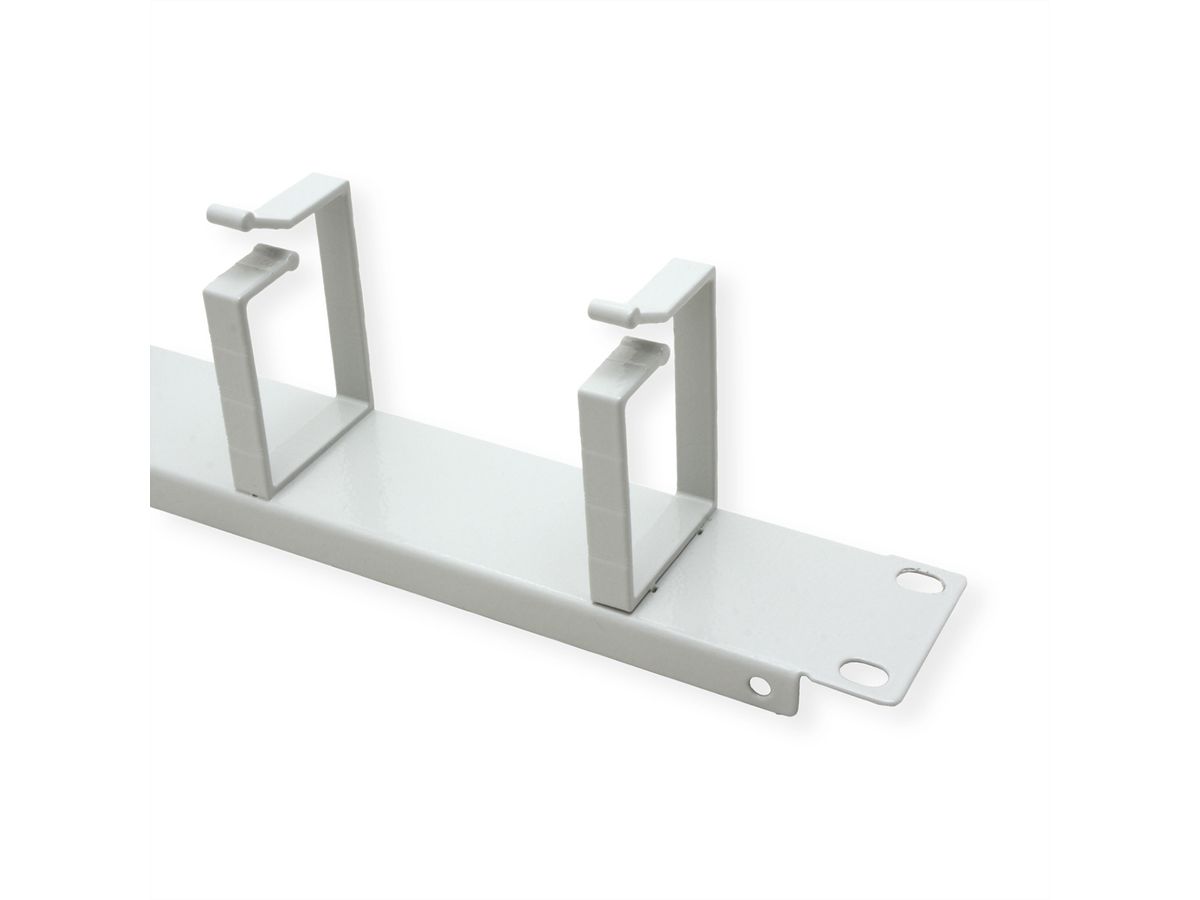 ROLINE 19" Passe-câbles 1U, 40x60mm gris