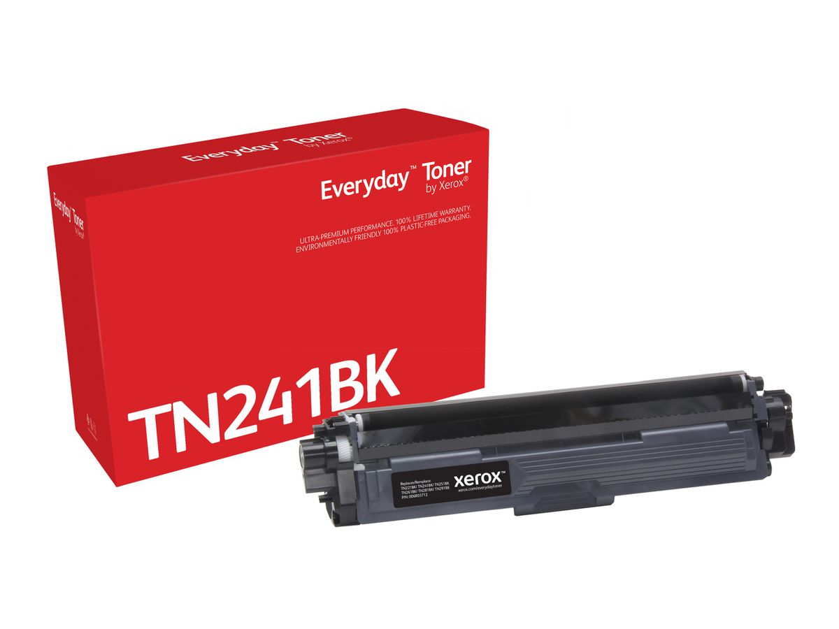 Everyday Toner Noir ™ de Xerox compatible avec Brother TN241BK, Capacité standard