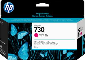 HP Cartouche d’encre 730 DesignJet magenta, 130 ml