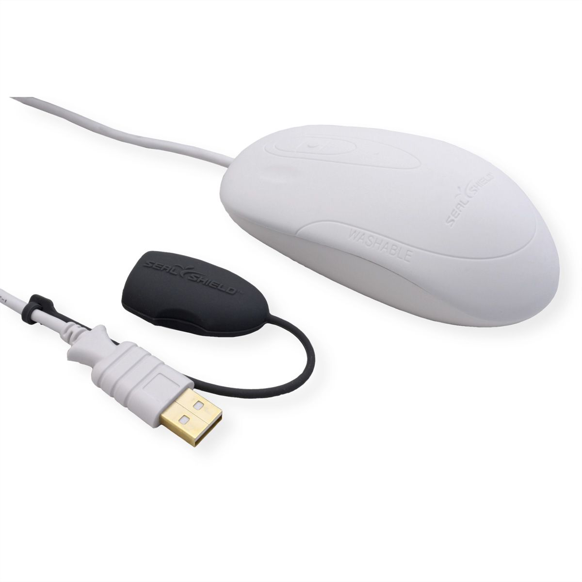 SEAL SHIELD Optical SSWM3, Souris USB blanche étanche
