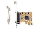 EXSYS EX-44001 PCIe x1 LP 1x parallèle EPP avec cache LowProfile