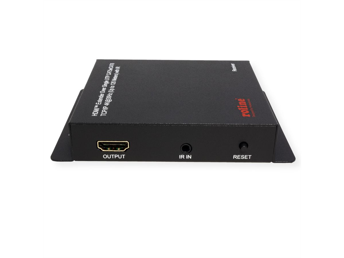ROLINE Prolongateur HDMI sur IP, 4K30Hz, 120m, avec IR