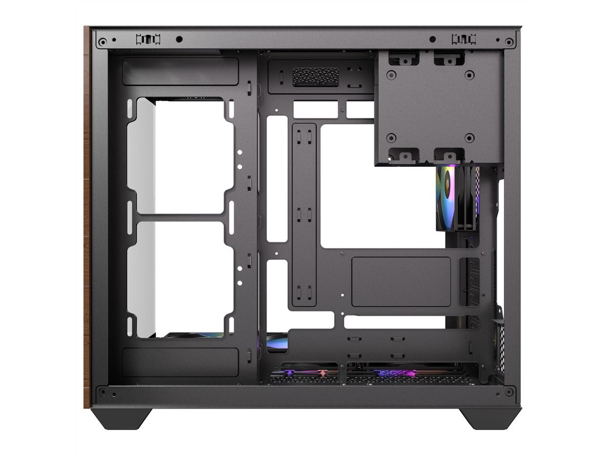 ANTEC CX800 ARGB_B Wood Boîtier PC Midi Tower Black ATX