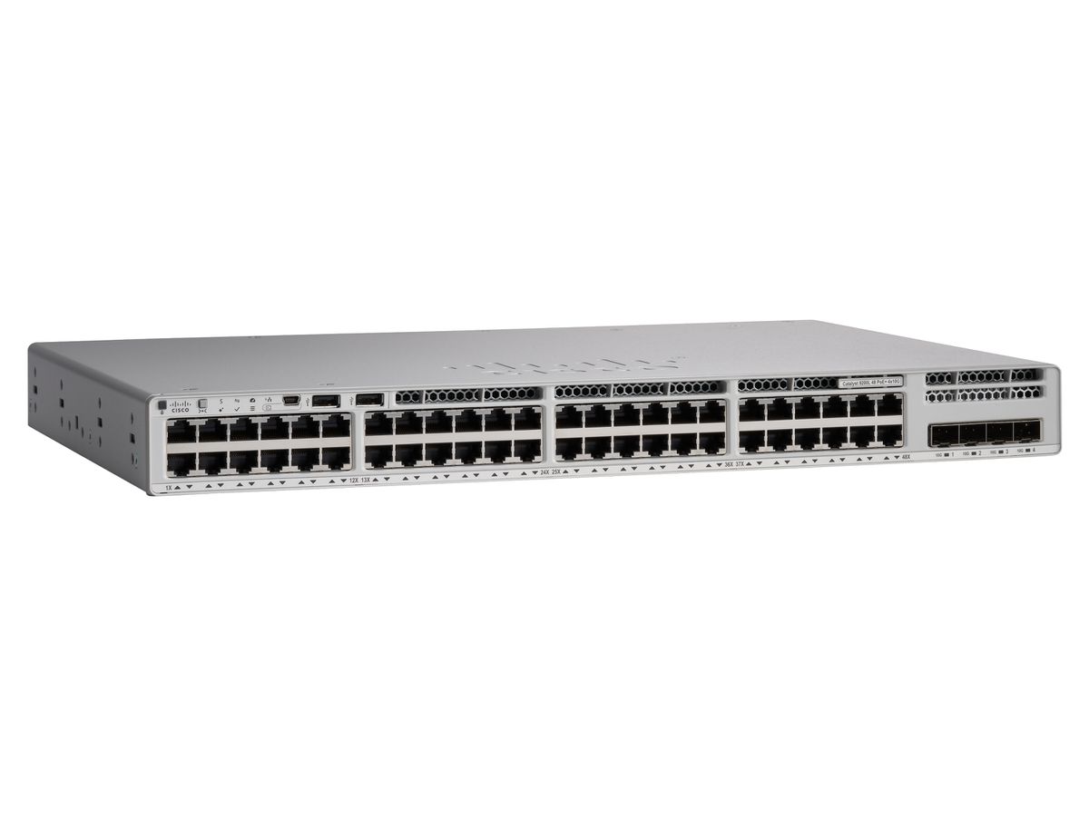 Cisco Catalyst 9200L Géré L3 Gigabit Ethernet (10/100/1000) Connexion Ethernet, supportant l'alimentation via ce port (PoE) Gris