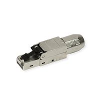 ROLINE Connecteur RJ-45 à confectionner Cat.6A (Classe EA), STP, argent