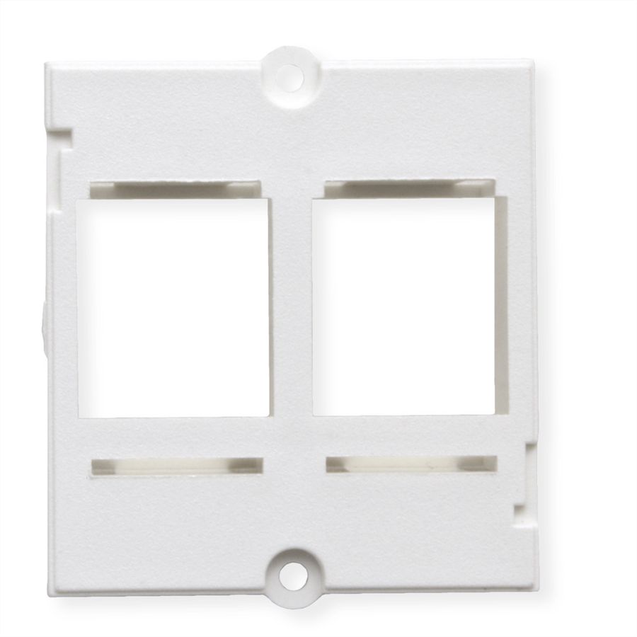 BACHMANN Module Custom Cadre 2x Keystone, blanc
