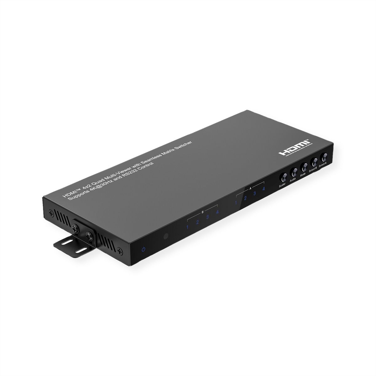 VALUE Switch matriciel HDMI 4x2 QUAD multi vues, commutation sans rupture