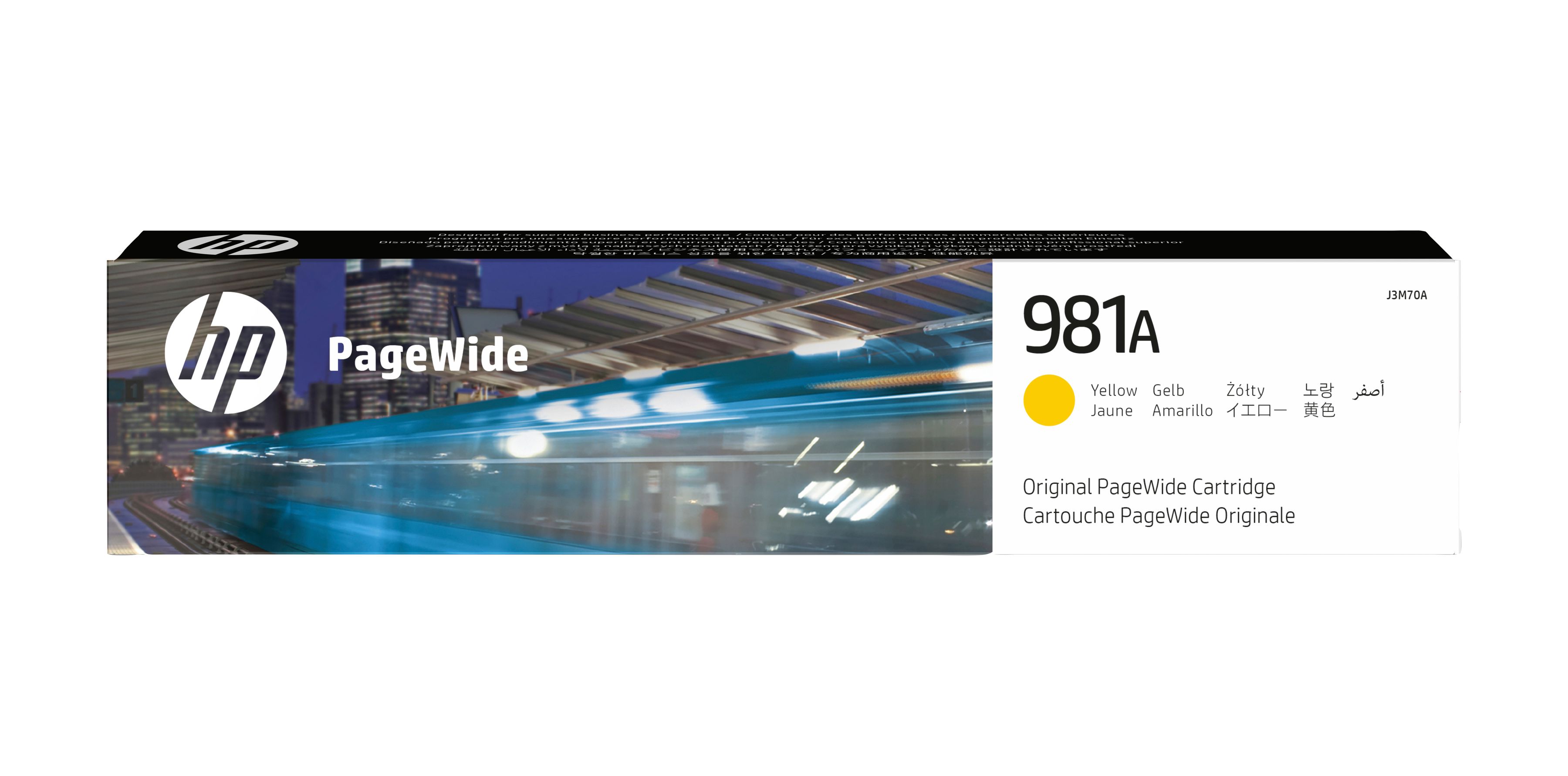 HP 981A cartouche PageWide Jaune authentique