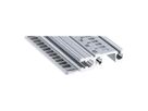Rail horizontal SCHROFF, avant, type H-LD, lourd, lèvre longue, pour application IEEE, 42 HP