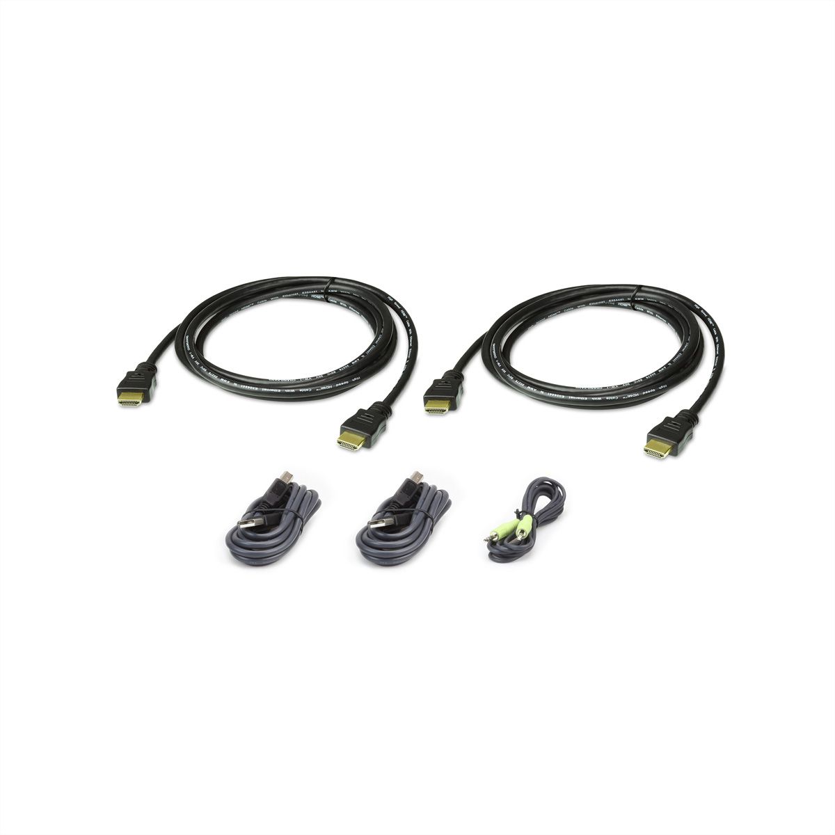 ATEN 2L-7D02UHX5 Kit de câbles KVM sécurisé deux affichages HDMI USB