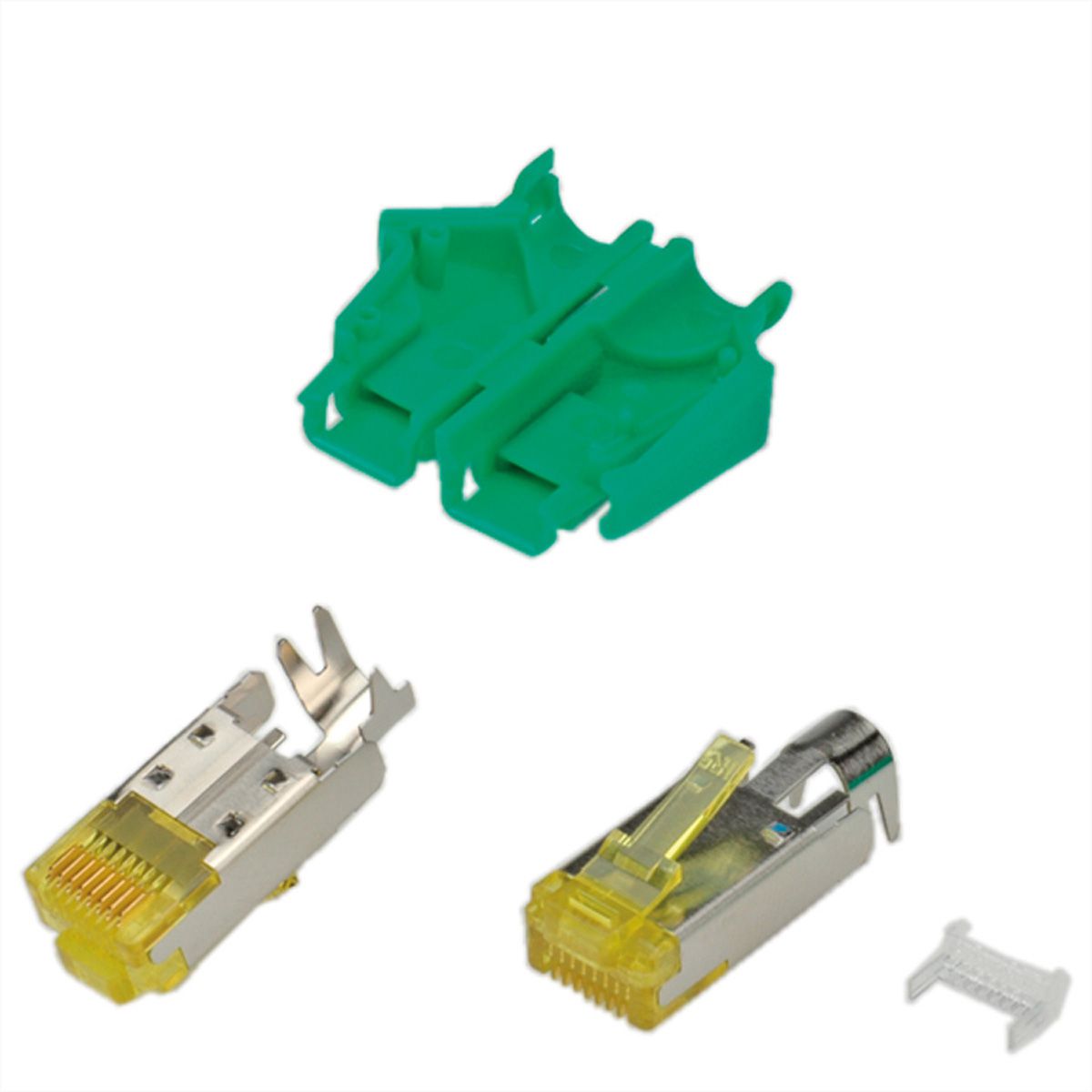 Connecteur HiRose TM31 blindé, manchon vert, 50 pièces