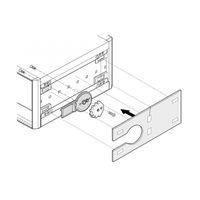 SCHROFF RatiopacPro Kit d'assemblage poignée basculante, 3 U, 42 CV, 435 mm