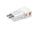 ROLINE Chargeur de voyage USB avec prise UK/US/Euro, 2 ports, 1x QC3.0 A + 1x C (PD), 25W