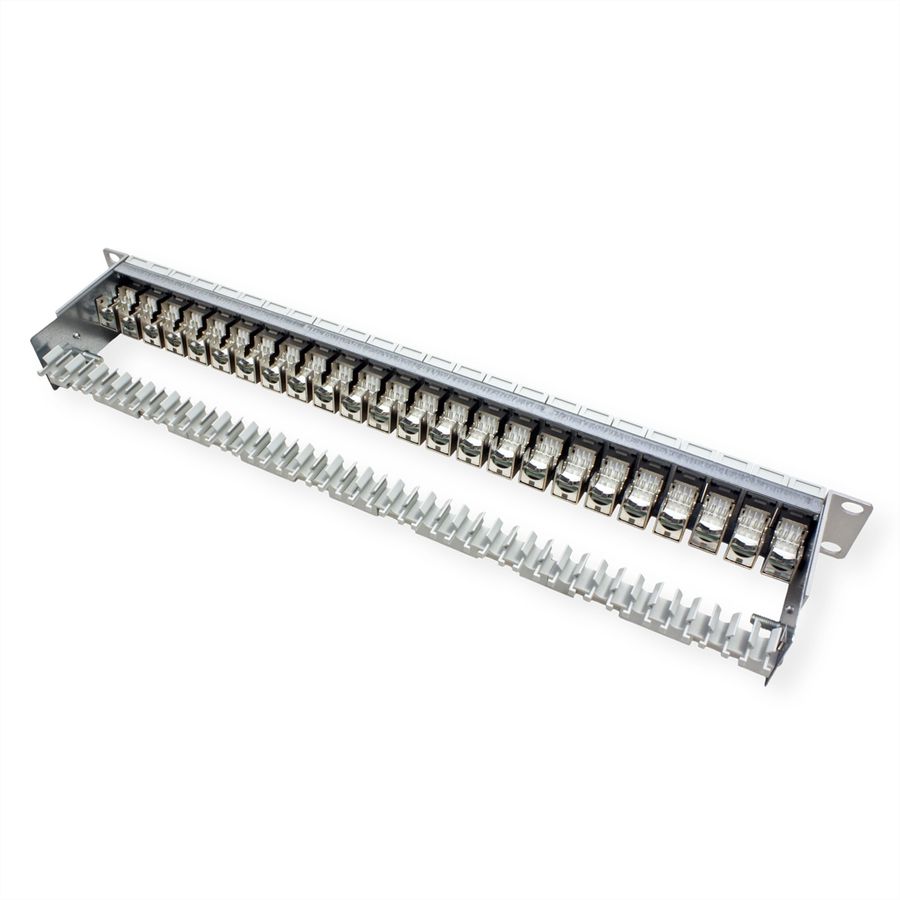 BTR Panneau 19" 1UH équipé de 24 modules E-DAT Cat.6 (Classe E)