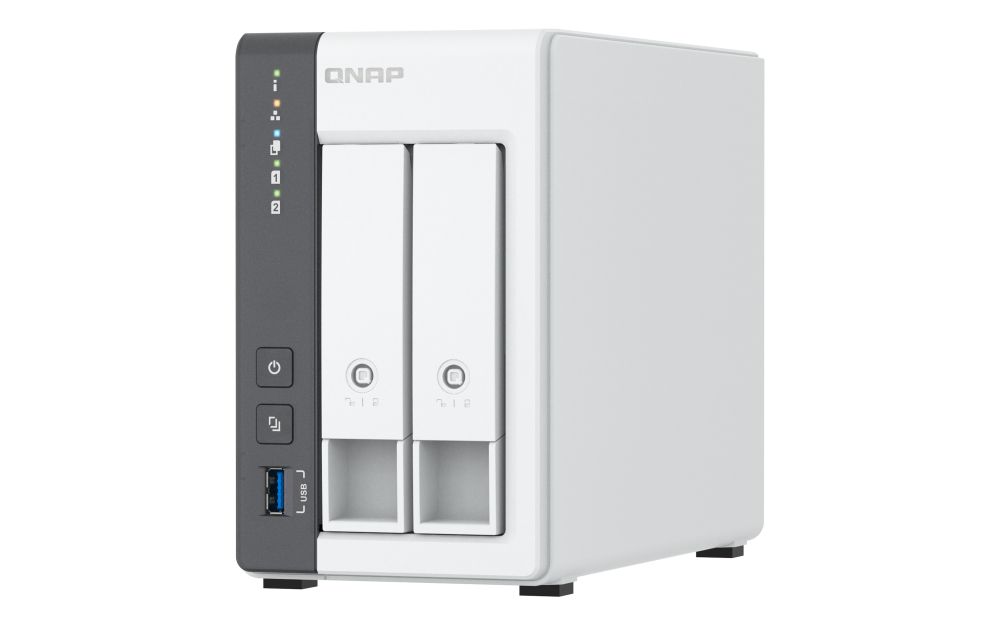 QNAP TS-216G serveur de stockage NAS Tower Cortex-A Cortex-A55 4 Go HDD Blanc