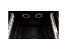 ROLINE 19" Boîtier mural Pro 9U, 600x600 LxP pivotant en 2 parties noir
