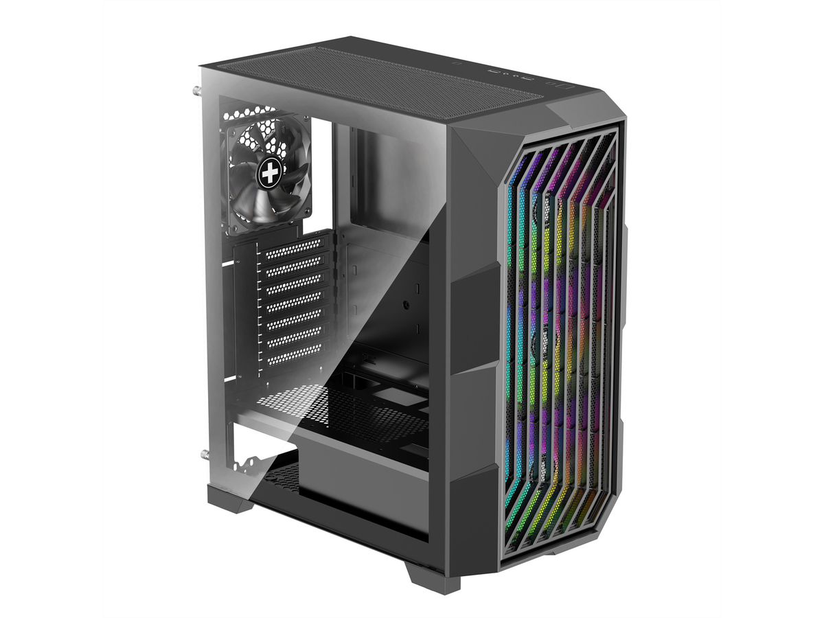 XILENCE Xilent Breeze II Boîtier PC ATX noir, Boîtier PC Gaming ATX X812.ARGB noir