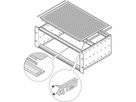 Plaque de recouvrement SCHROFF EuropacPRO, universelle, 63 CV, 235 mm