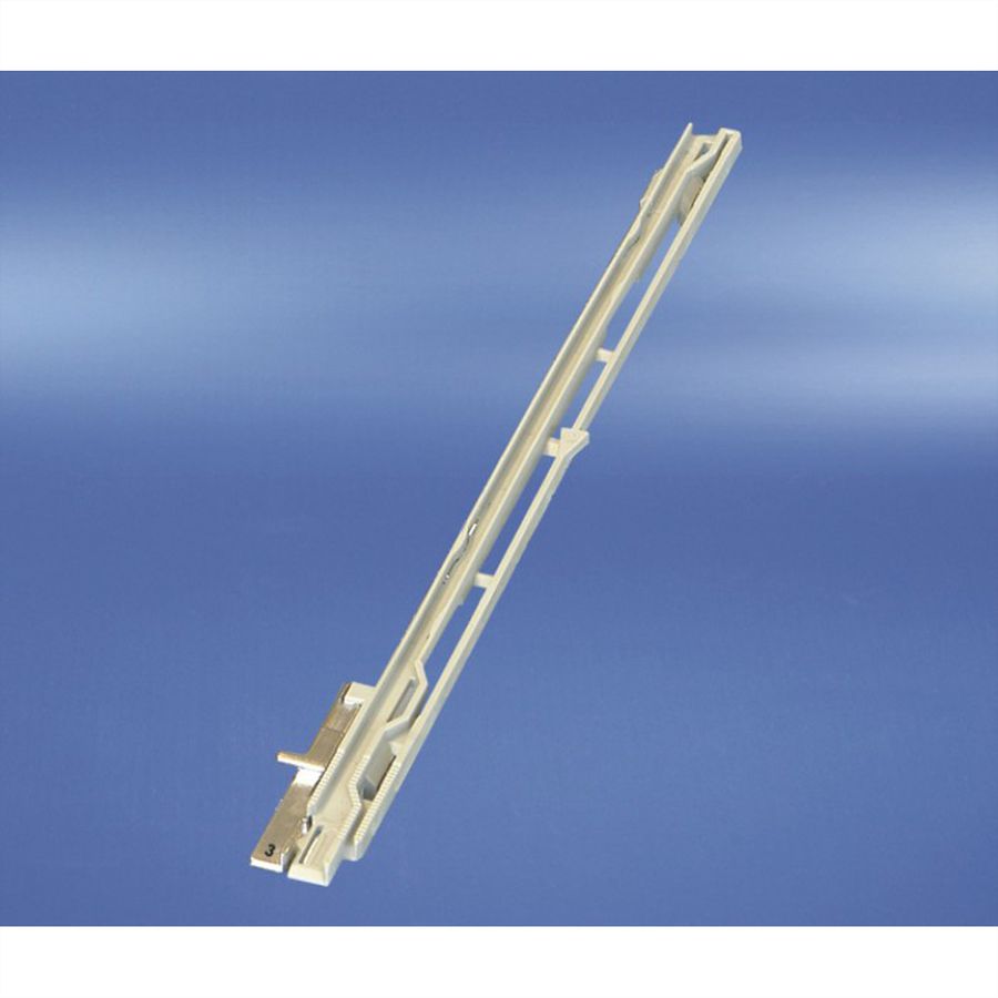 SCHROFF MTCA Rail de guidage, gris, inférieur, pour modules MCH, languette 3, 10 pièces